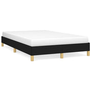Letto matrimoniale | Letto per adulti | Giroletto senza Materasso Nero 120x200 cm Tessuto