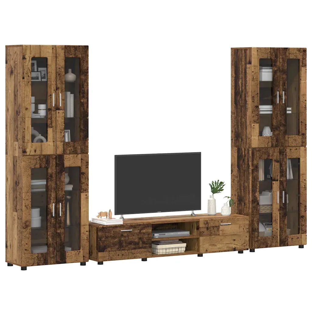 Set mobile TV FLORIN 3 pcs Legno vecchio Legno multistrato