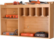 Sistema di organizzazione per scaffalatura - Organizzatore di attrezzi - Pannello di organizzazione a prova di stress per attrezzature elettriche - Alloggiatore per trapano - Supporto per parete - Stazione di carico per trapano - Attrezzatura per officina