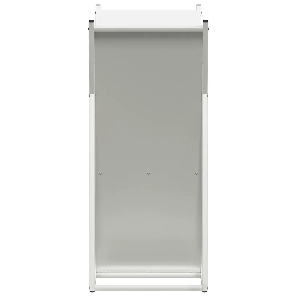 Rastrelliera per Legna da Ardere Bianca 69,5x35x81 cm CFW3054235