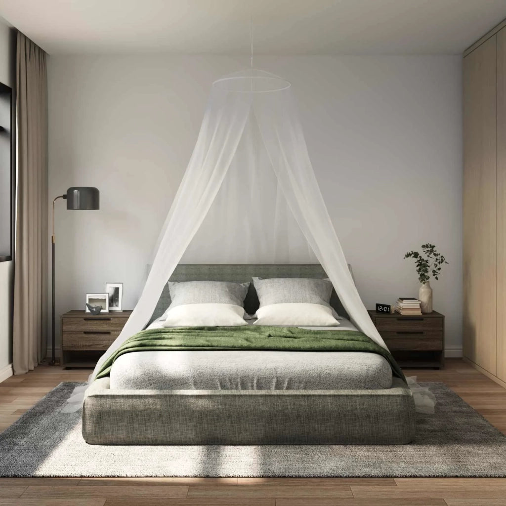 Zanzariera per letto 156 maglia 3 pcs 156 maglia Bianco 42033555