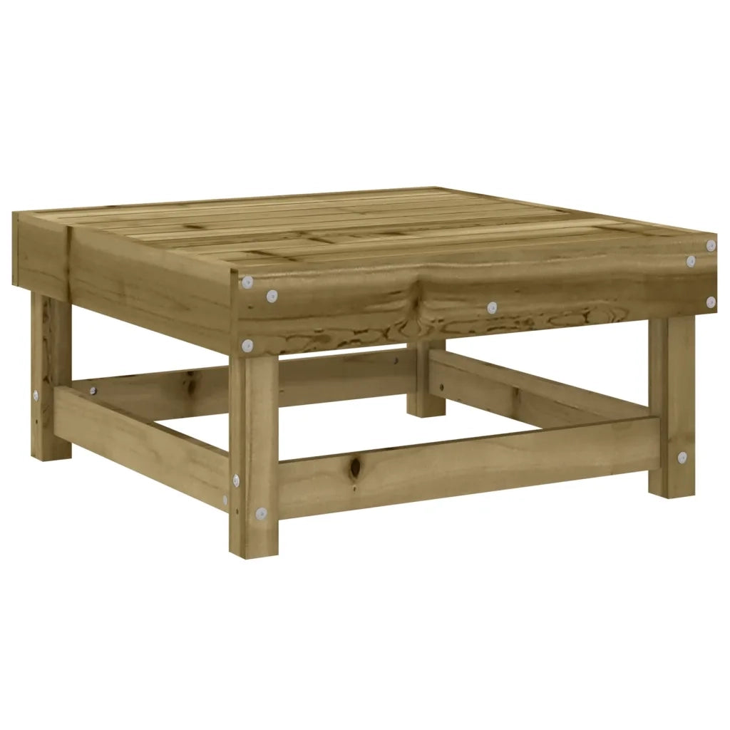 Poggiapiedi da Giardino in Legno Impregnato di Pino CFW5194694