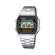 Orologio vintage iconic silver e black a168wa 1yes