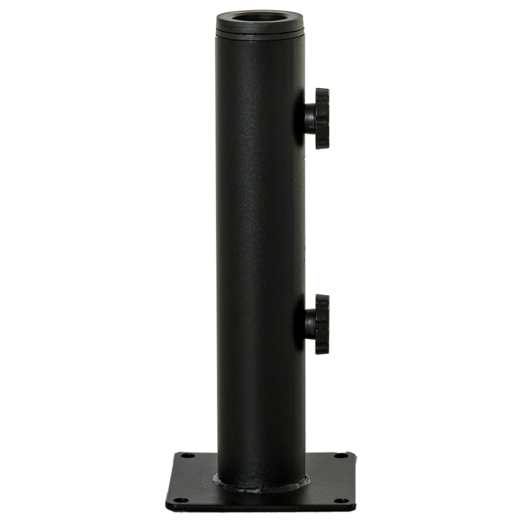 Piede Parasol Regolabile in Metallo ¨C zephmum ¨C Nero per ? 34, 38, 48 mm