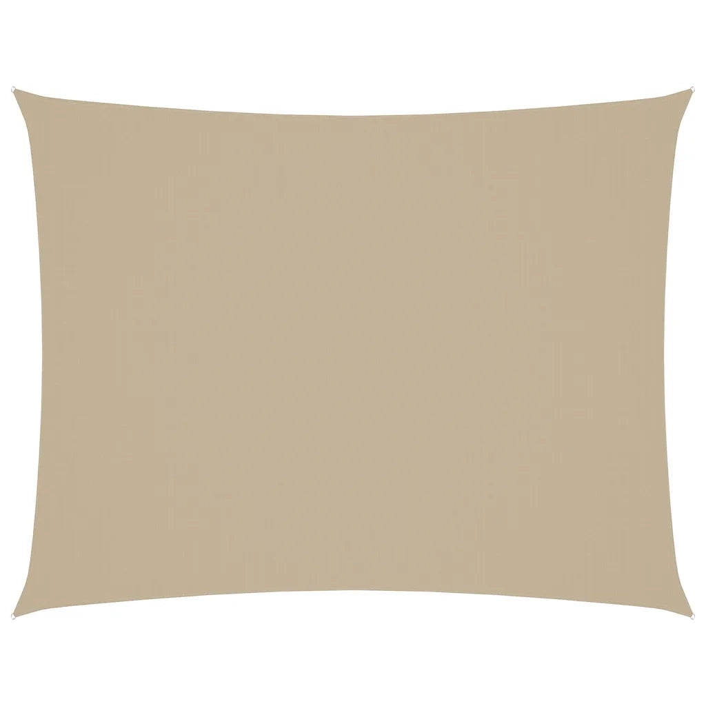 Parasole a vela | Telo Ombra | Vela da ombra Oxford Rettangolare 3x4 m Beige