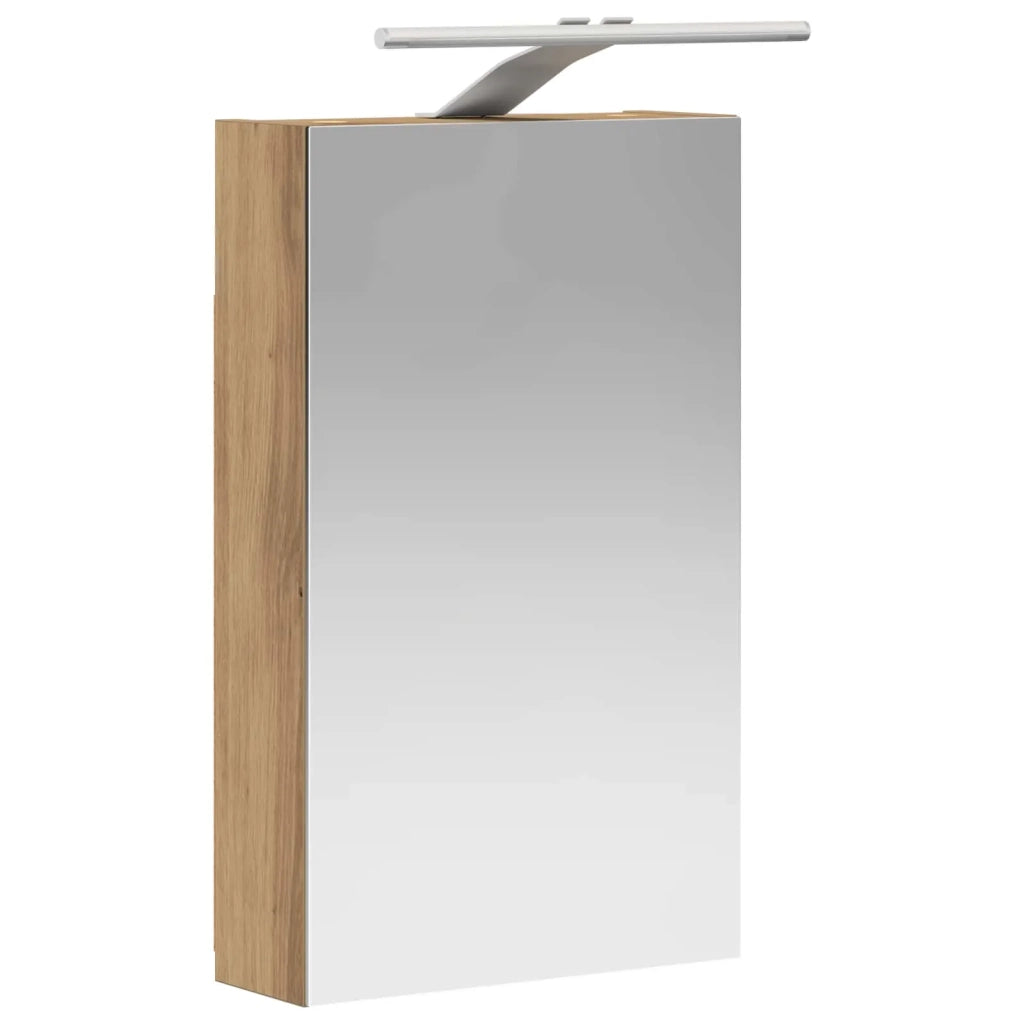 Mobiletto per specchio da bagno con porta Rovere Artigianale 889022