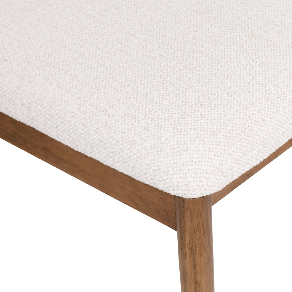 Sedia Lydia in Legno Hevea ¨C Xylo ¨C Noce/Beige, Set 2 Pezzi