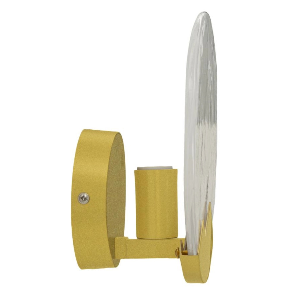 Lampada a Parete VKH71, Oro, Metallo, 20x20x10 cm