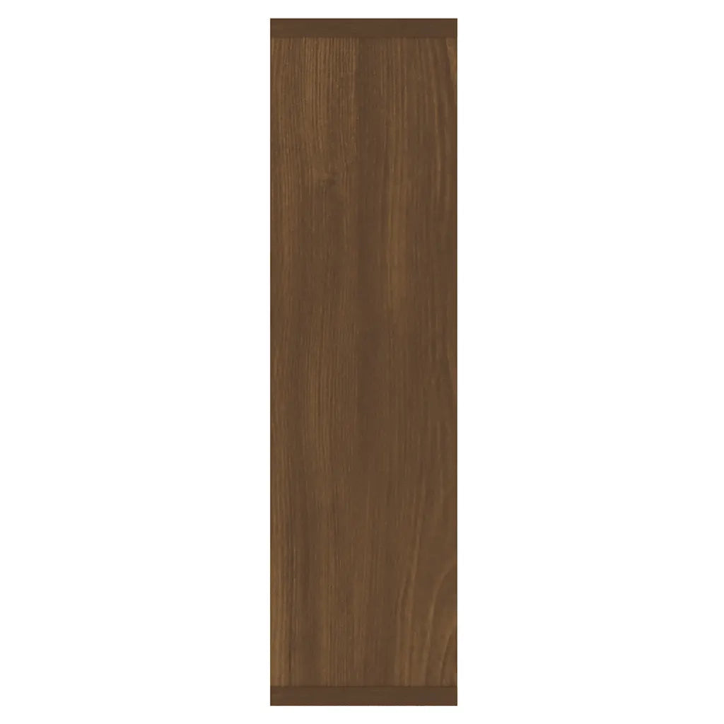Mobile a Specchio con LED Rovere Marrone 76x15x55 cm 820447