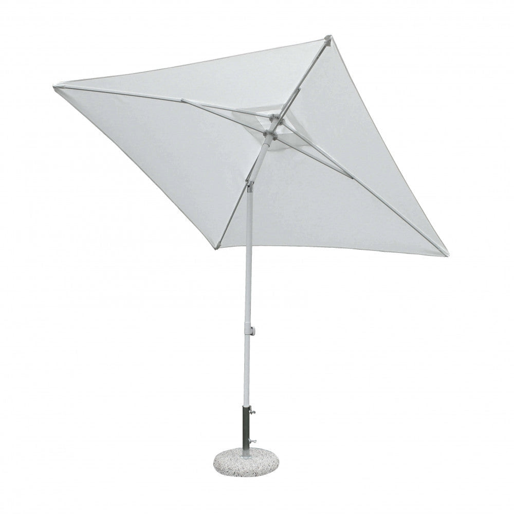 Ombrellone da Giardino 2x2 m Palo Ø38 mm Nice in Alluminio Bianco