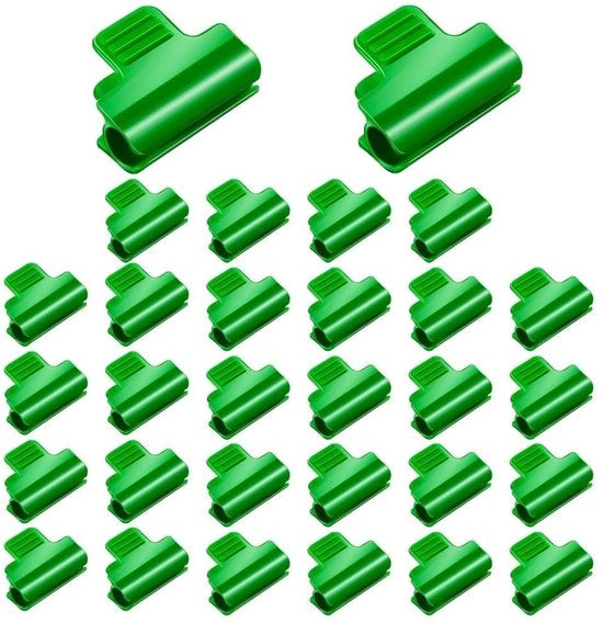 Clip per tenda in plastica 30 pezzi - 11 mm - antiscivolo - funzione di fissaggio - adatto per telo di zilio