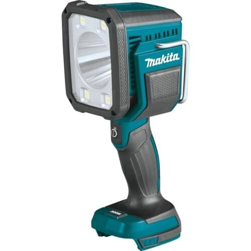 Makita DML812 Torcia LED 14.4V 18V 1250 lm Testa Orientabile 90° con Gancio Staffa colore Nero