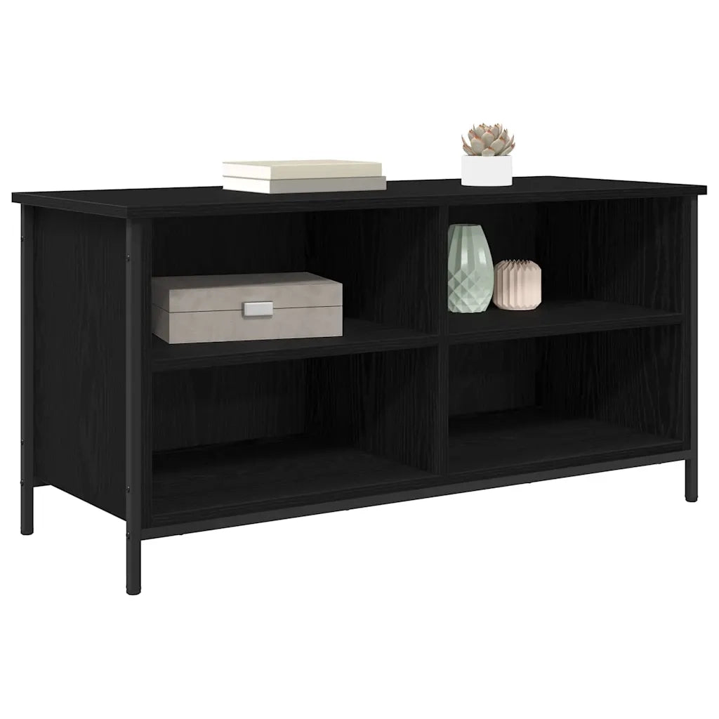 Mobile TV Rovere Nero 100 x 40 x 50 cm Legno multistrato 881889