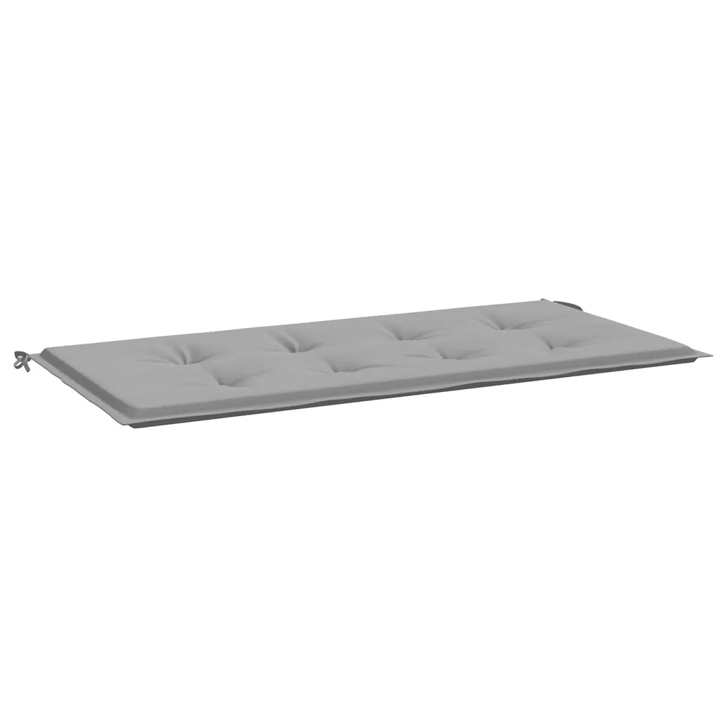 Cuscino per Panca-Cuscini per panchina Grigia 120x50x4 cm in Tessuto Oxford