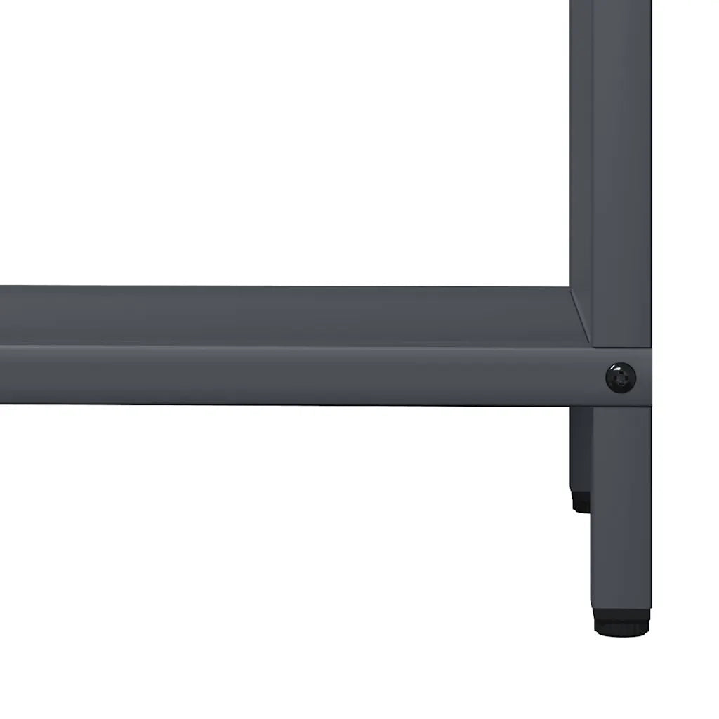 Rastrelliera per Legna da Ardere Antracite 60x25x60 cm CFW4636216