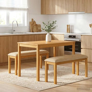 Panchina da pranzo 95 x 32 x 45 cm Legno di Quercia Massello 42039172