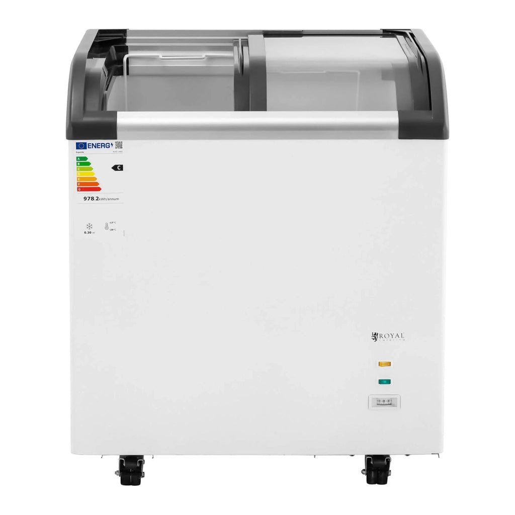 Congelatore orizzontale professionale di grandi dimensioni (volume: 180 litri refrigerante: R290 potenza: 180 watt intervallo di temperatura: -30 – 5 °C materiali: acciaio/alluminio) 14_0005274