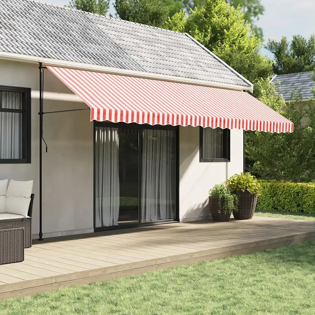 Tessuto di Ricambio per Tenda Strisce Rosse e Bianche 5x3 mcod mxl 115941