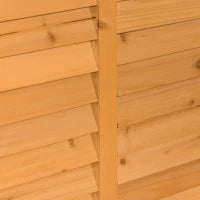 Gartenbox, Kissenbox, Cassapanca, Scatola di stoccaggio, baule da giardino, resistente alle intemperie, legno massiccio, 127 x 56 x 60 cm Giallo