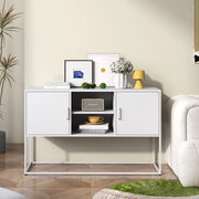 Armadio Bianco in Metallo con Ante ¨C zephmum ¨C 75x120x40 cm