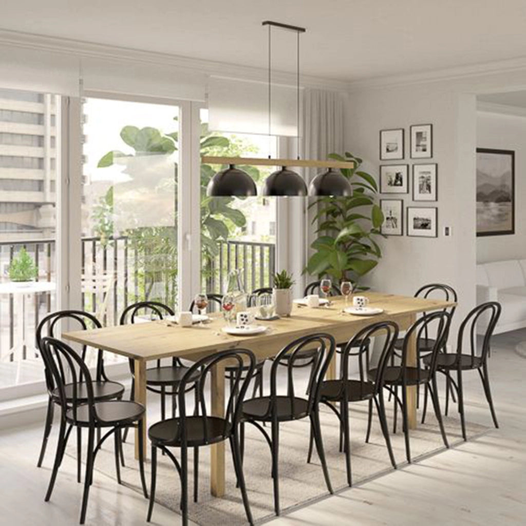 Lireli, Tavolo Allungabile 12 Posti, 160x80x76h cm Marrone Rovere Nodi
