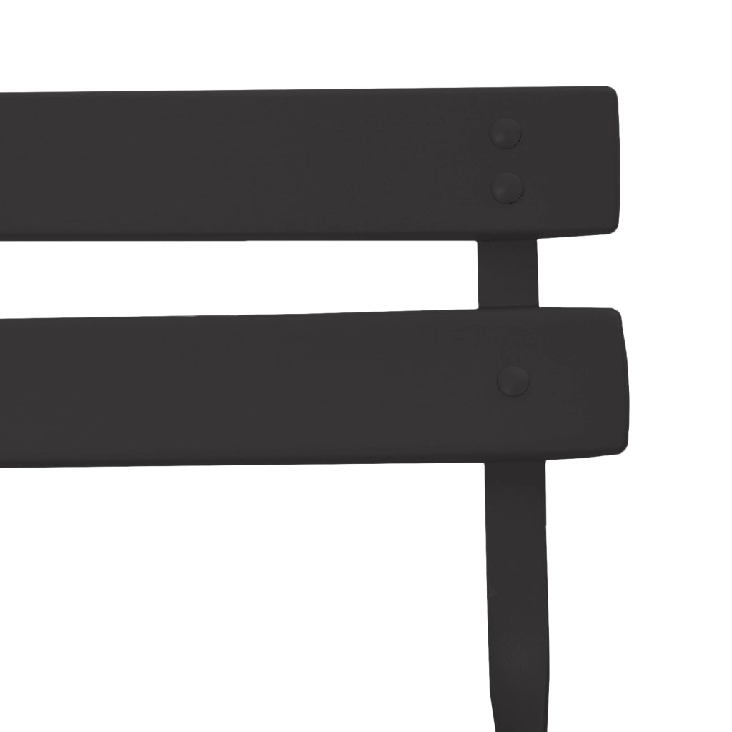 Sedia da Giardino Pieghevole  2 pz Antracite Acciaio