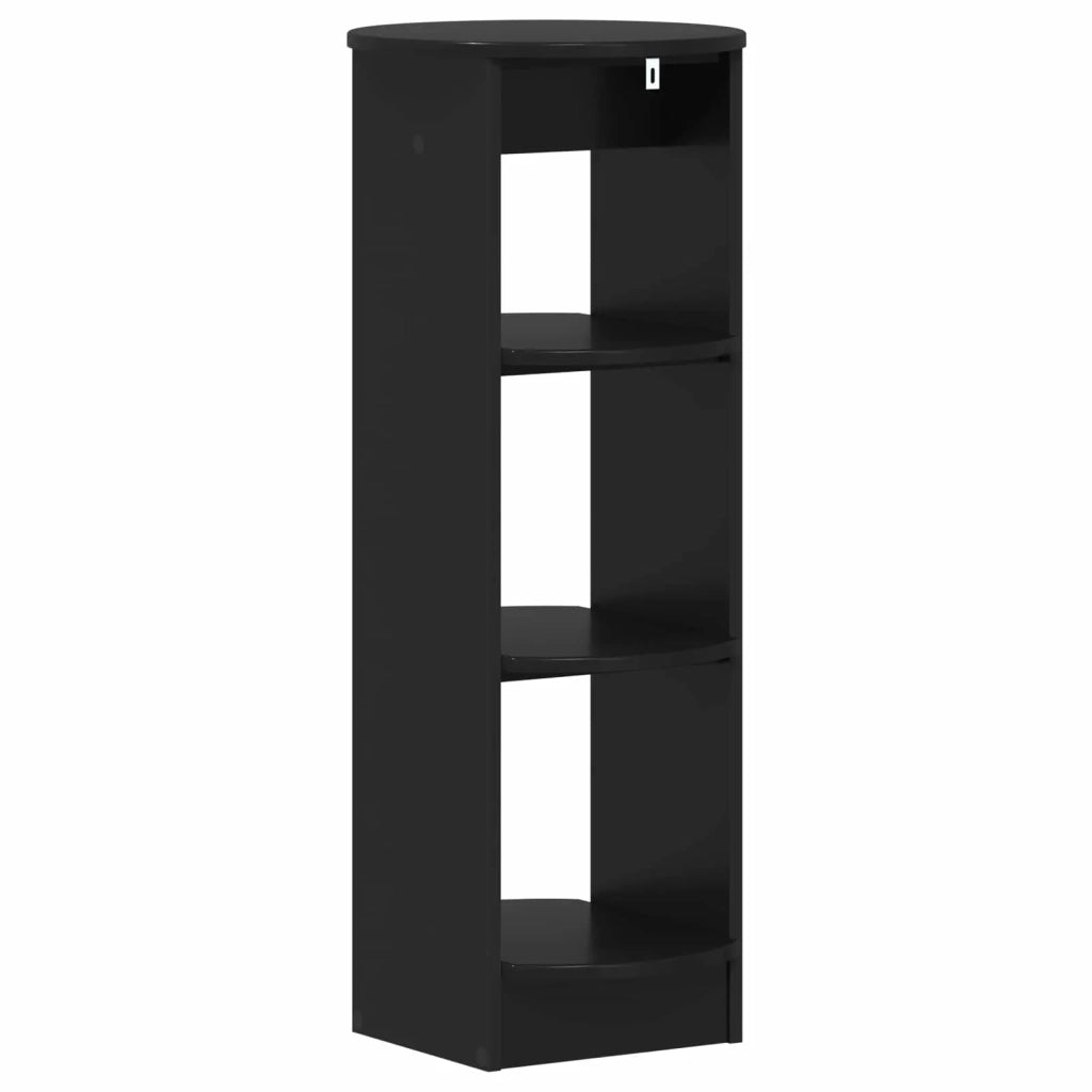 Mobile laterale | Tavolo laterale | Tavolino Nero 40 x 40 x 100 cm Legno ingegnerizzato