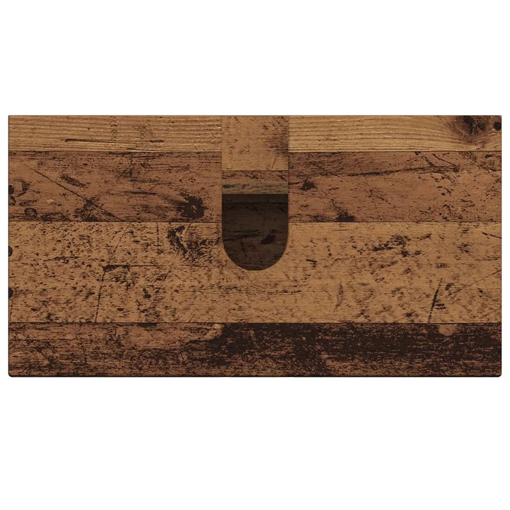 Armadio per Lavabo da Bagno DELFT Legno antico 897013