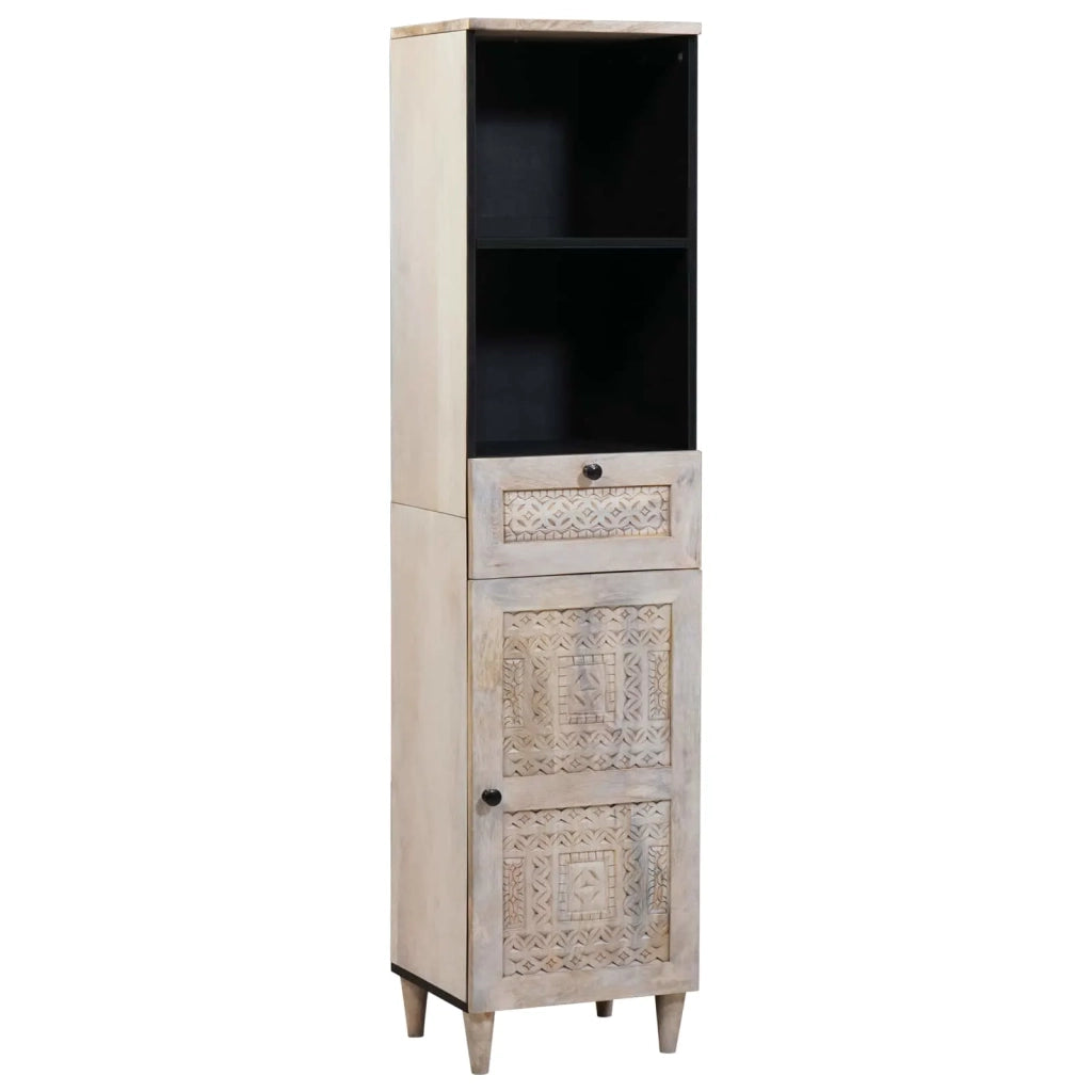Set di mobili per il bagno 4 pcs Bianco Legno multistrato 3310074