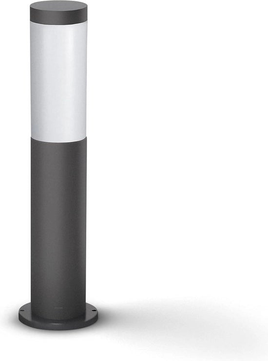 Lampada da Pavimento 45cm Luce Fredda IP44 Resistente all'Acqua - Lampada da Giardino Illuminazione Esterna 20W Grigio Scuro