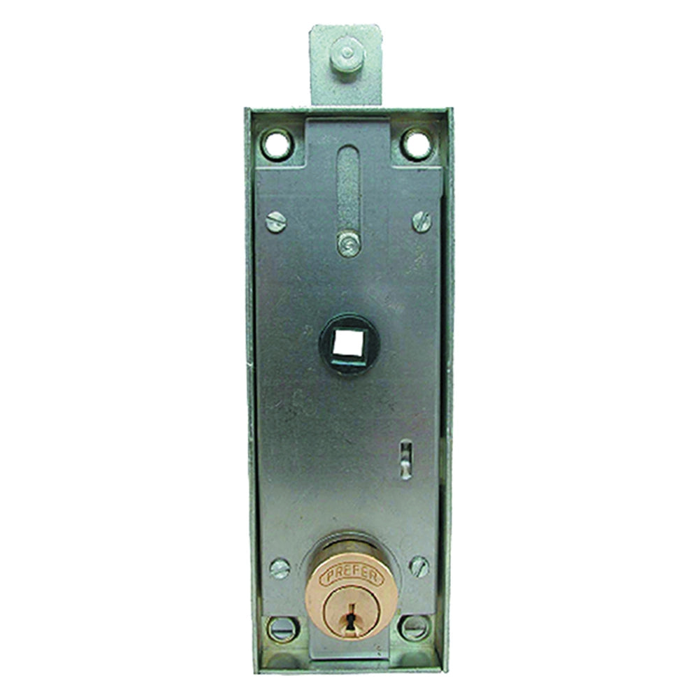 SERRATURA PER PORTA BASCULANTE ART. B551 cilindro tondo  - PREFER