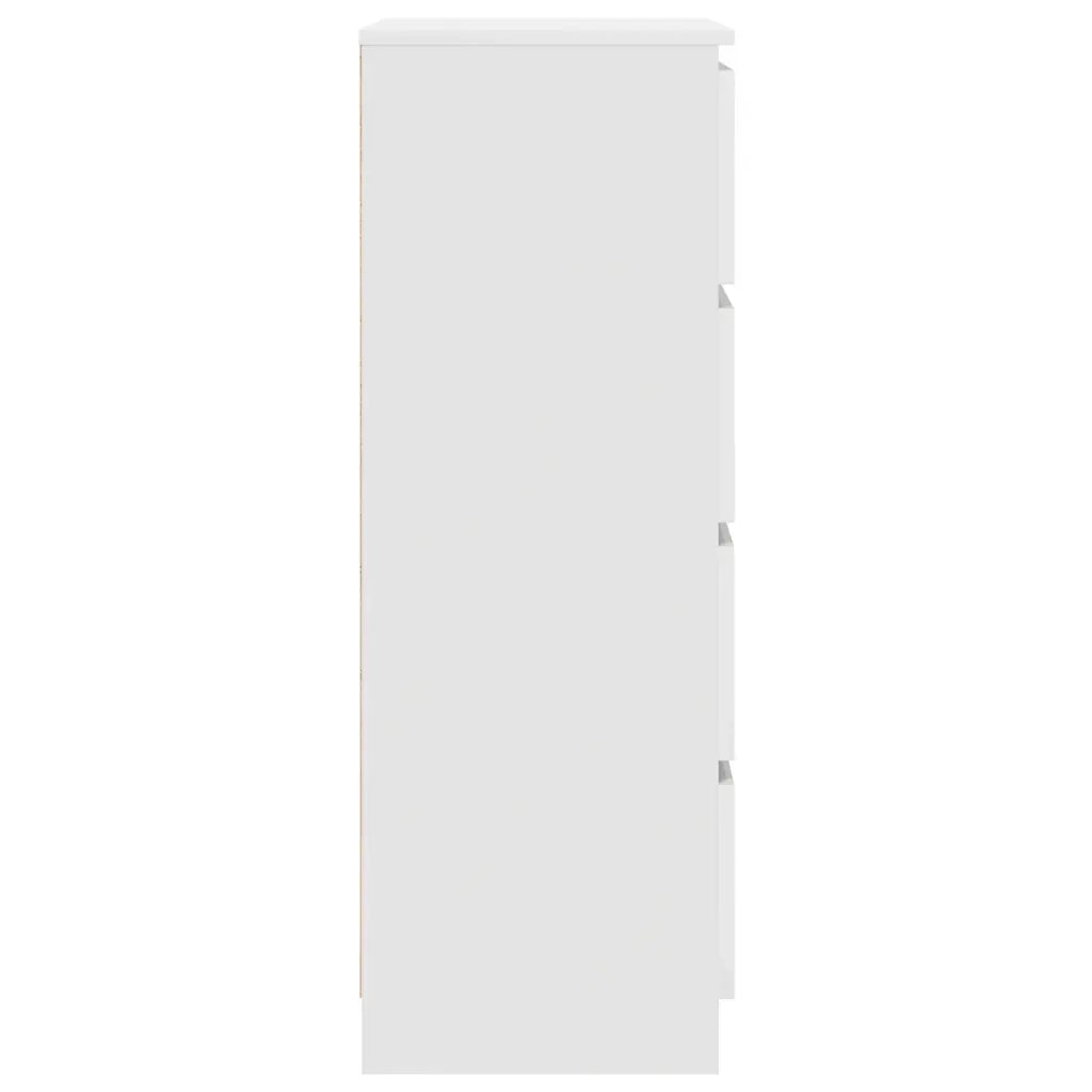 Credenza-Buffet-Armadio da cucina Bianca 60x35x98,5 cm in Legno Multistrato