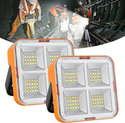Lanterne solari riscaricabili con 80 LED e 4 modalità di illuminazione - Ideali per attività all'aperto