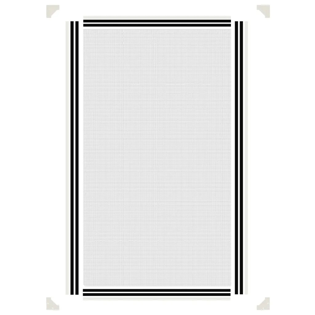 Zanzariera Magnetica per Finestre Bianca 80x140 cm 153847