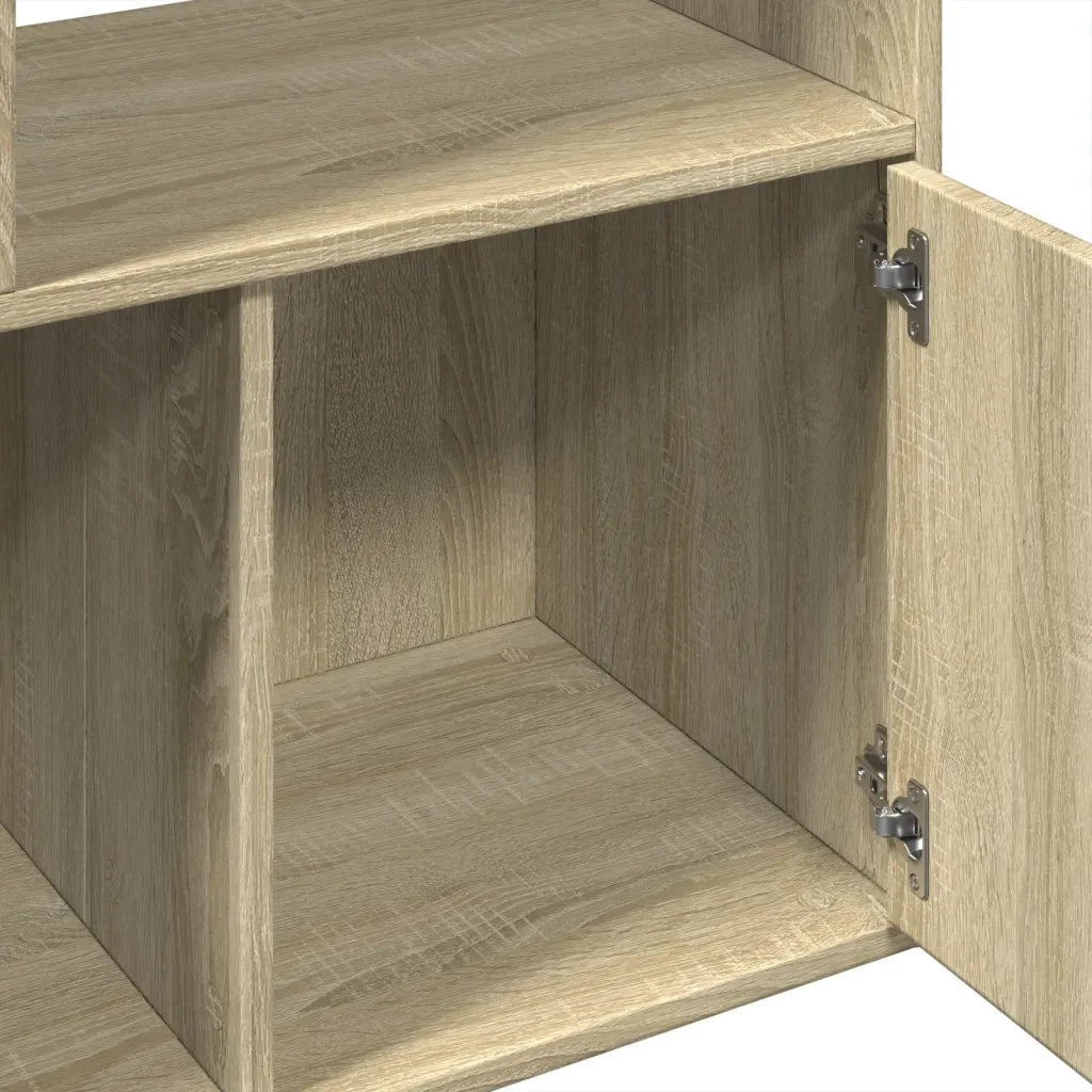 Libreria Rovere Sonoma 70x36x189 cm in Legno Multistrato 3295319