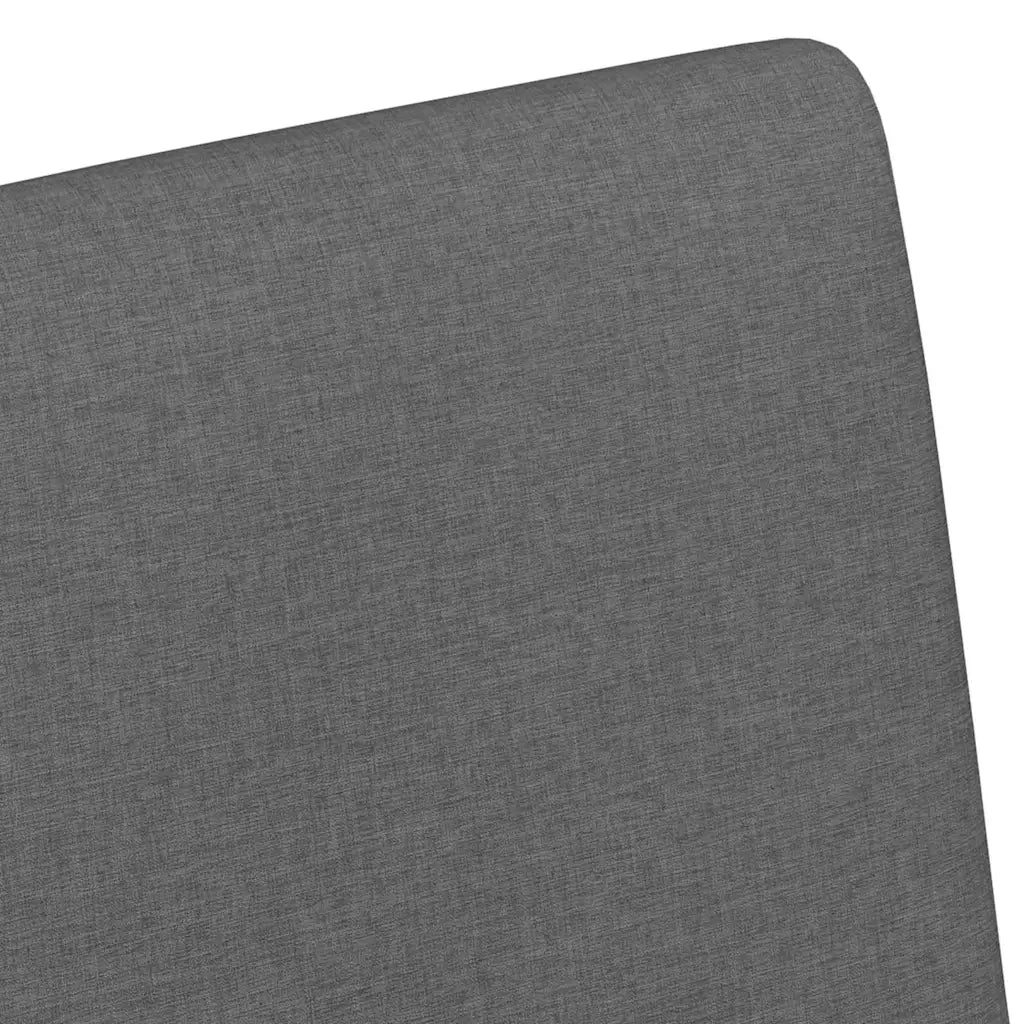 vidaXL Sedia da pranzo 2 pcs Grigio scuro 57 x 66 x 94 cm Tessuto