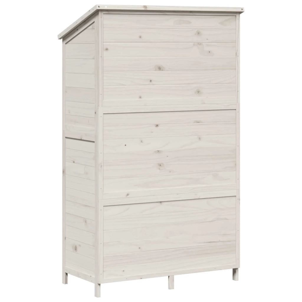 Capanno da Giardino Bianco 106,5 x 56 x 176 cm CFW9726027