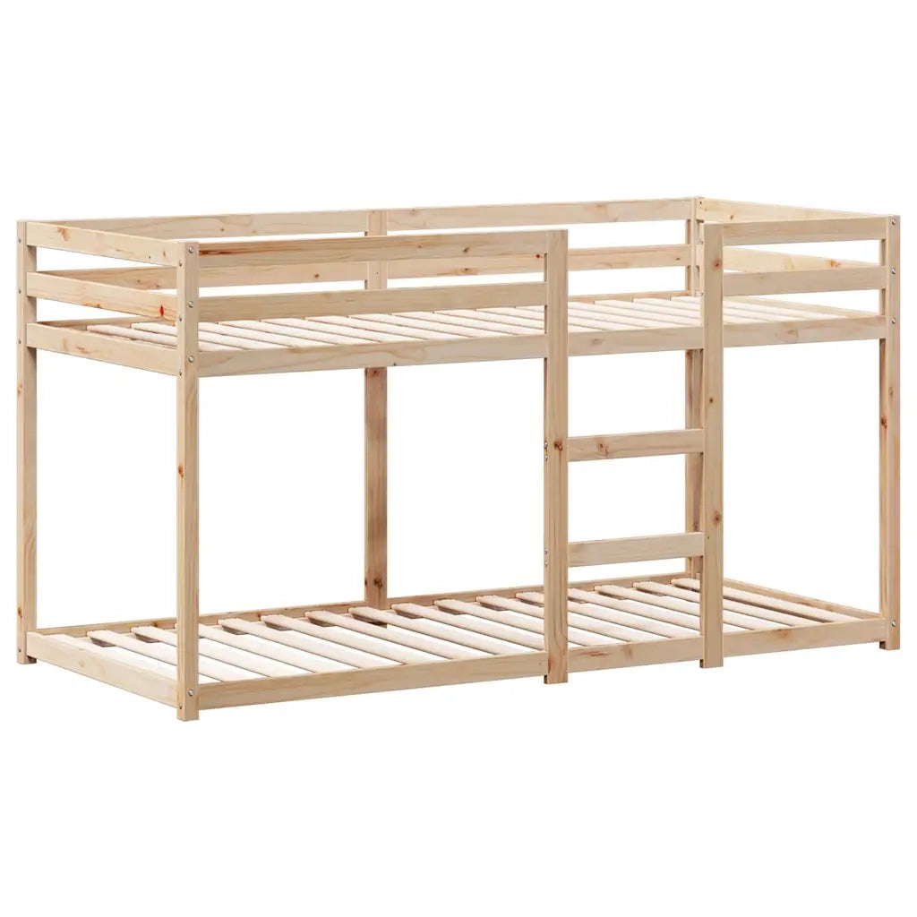 Letto a Castello senza Materasso 90x190 cm Legno di Pino