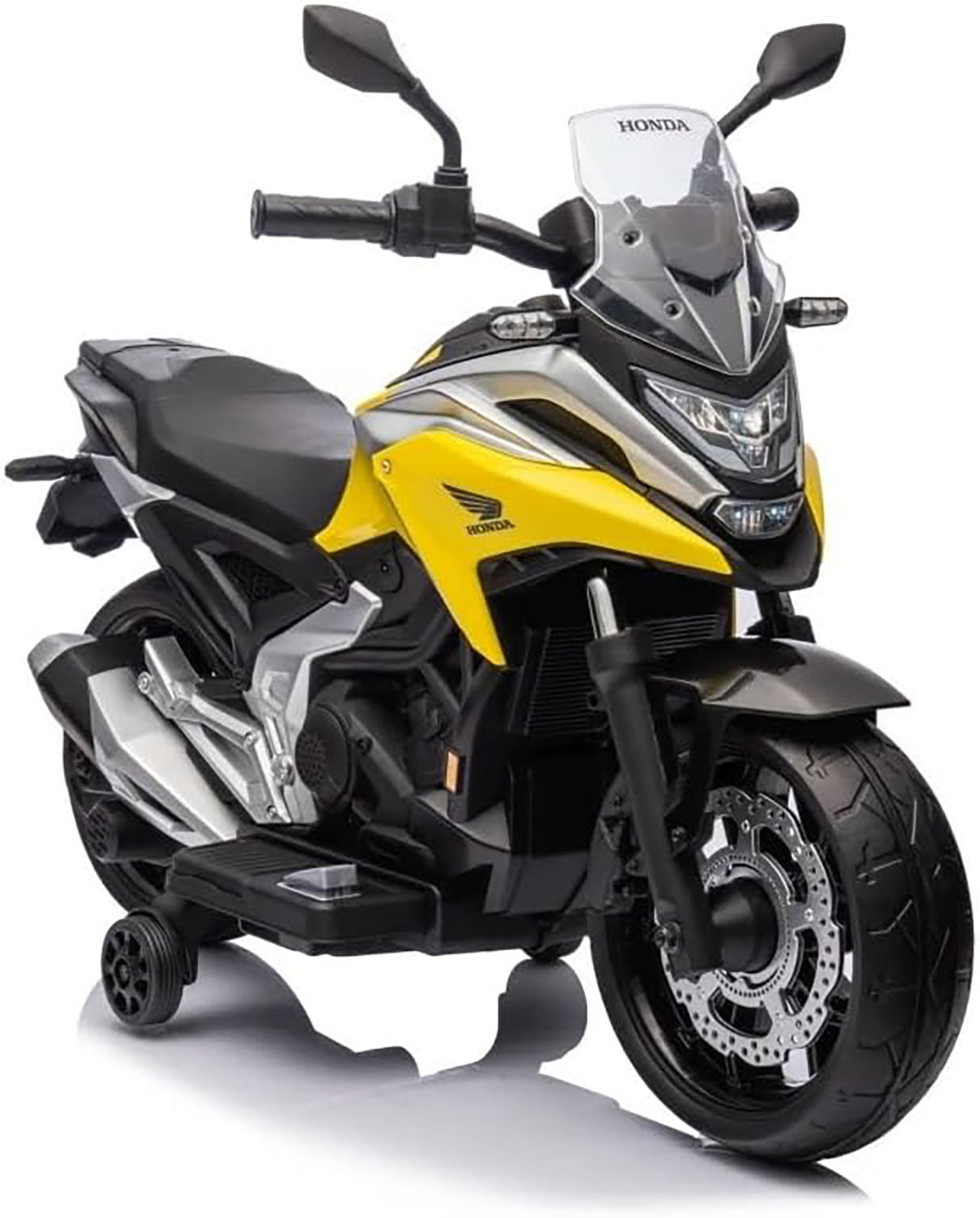 Moto Elettrica per Bambini Licenza Ufficiale Honda NC750X 12V 4,5Ah Giallo