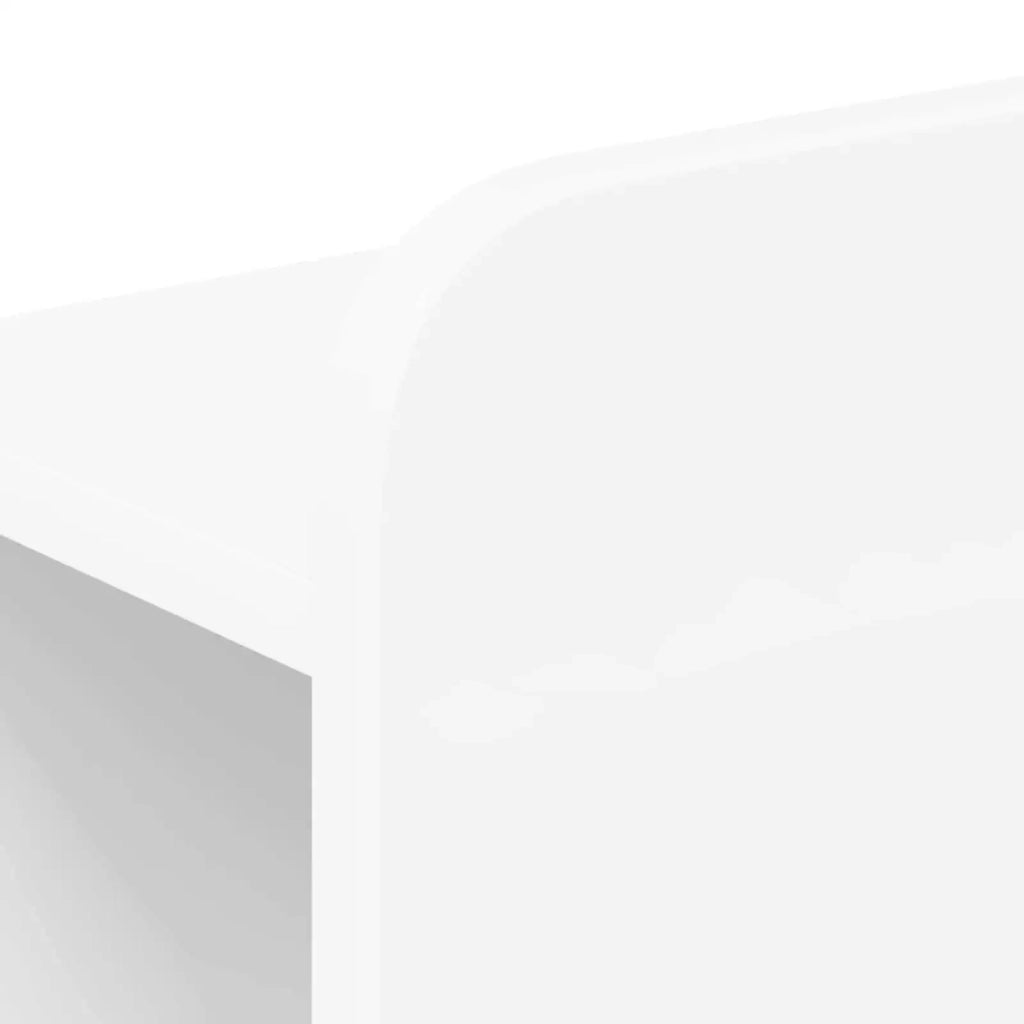 Struttura del letto con stoccaggio e testata Bianco 75 x 190 cm 3433911
