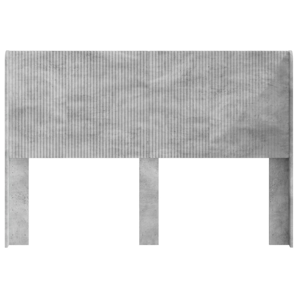 Testiera Letto Grigio Cemento Legno ingegnerizzato 889598