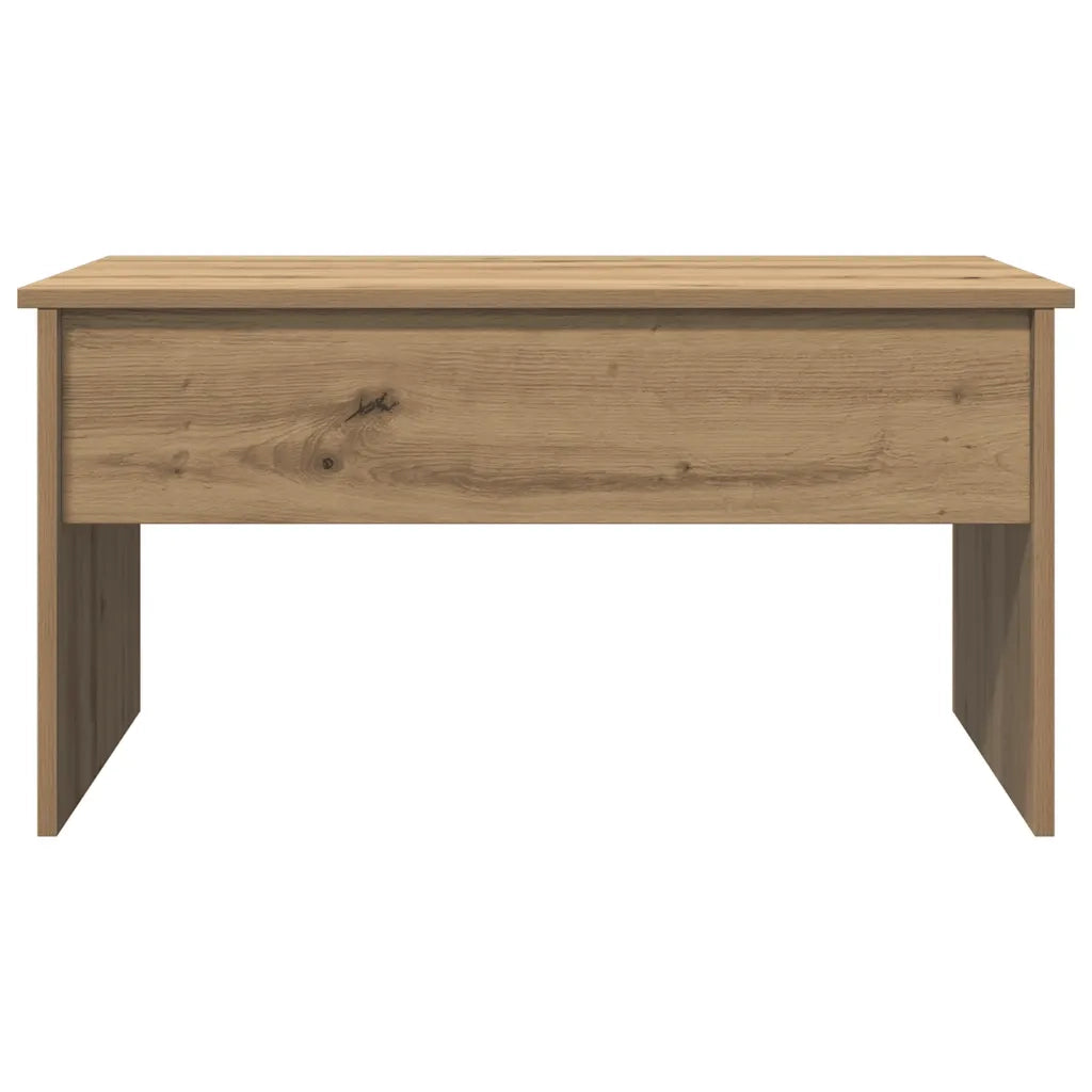 Tavolino Salotto Rovere Artigianale 80x50,5x41,5 cm Truciolato 856931