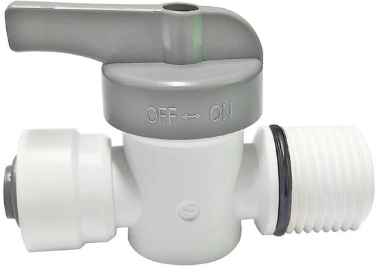 Adattatore per Filtro Acquifero - 1/2" Uomo a 1/4" Rapida Connessione - Resistente ai Colpi - Connettore per Tubo - Alta Qualità POM - Connessione Liscia e Imprigionata - Connettore Acquifero