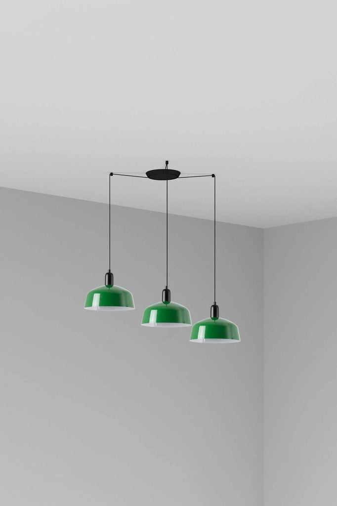 TATAWIN M metallo 3L Lampada sospensione verde
