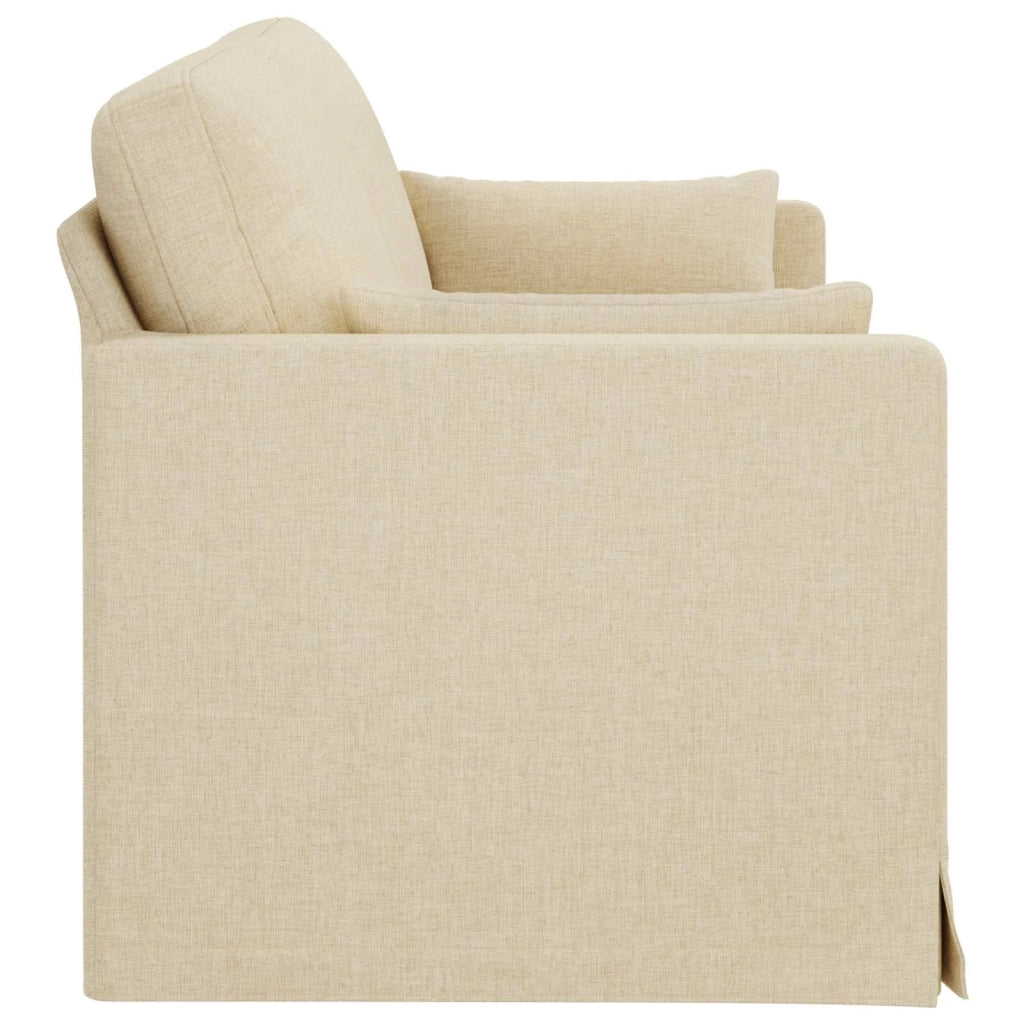 Divano Crema 198 x 78 x 80 cm Tessuto 42024374