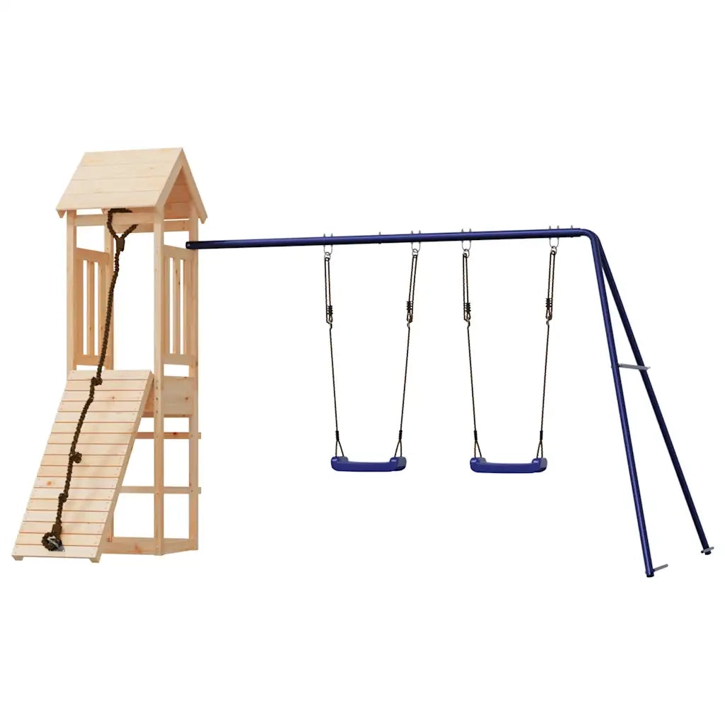Set da Gioco da Esterno in Legno Massello di Pino 3155816