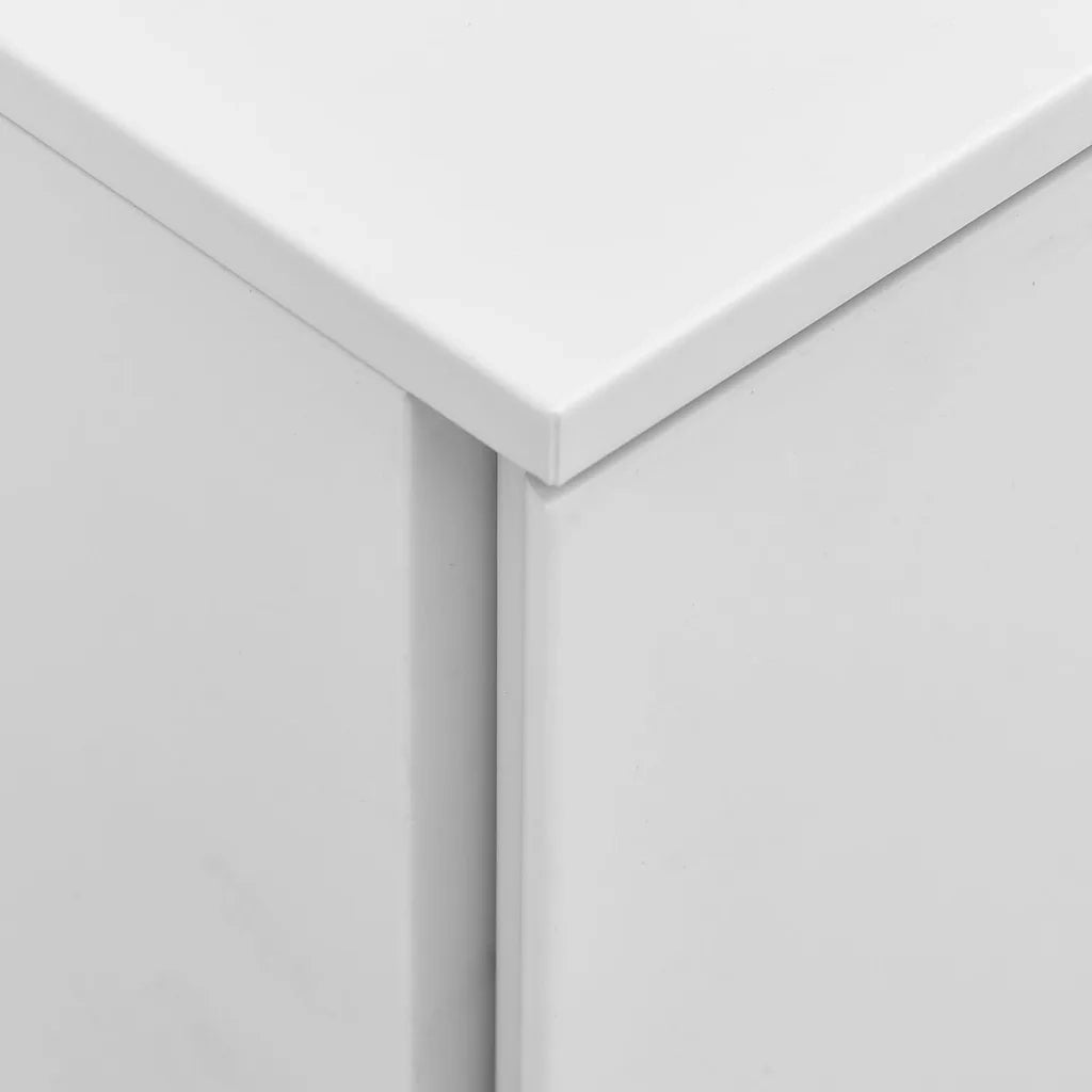 Schedario Mobile Grigio Chiaro 39x45x67 cm in Acciaio CFW5115960