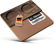Stazione per Temperare Caffè a 58mm, 54mm, 51mm - Stazione per Temperare Portafiltro - Stazione per Temperare Caffè per Barista - Stazione per Espresso - Stazione per Temperatura - Stazione per Temperatura (in Pelle)