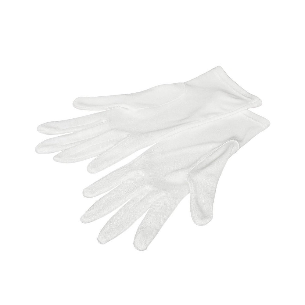 Trade Shop - Guanti In Cotone Bianco Per Assorbimento Crema Mani Pelle Secca Sensibile Idrata -