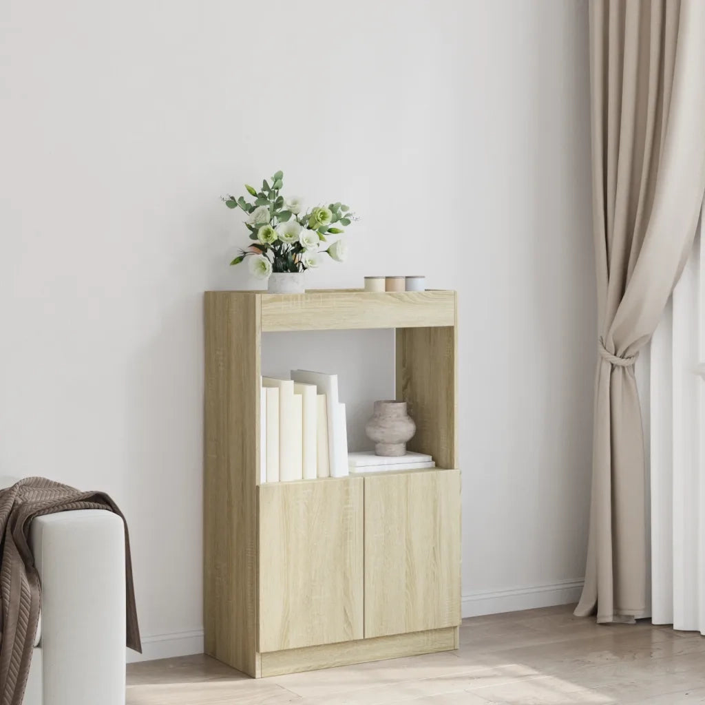 Credenza Rovere Sonoma 63x33x100 cm in Truciolato 855099